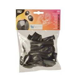 PAPSTAR Luftballons Ø 25 cm schwarz