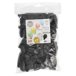 PAPSTAR Luftballons Ø 25 cm schwarz, 5 x 100 Stück