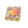 PAPSTAR Luftschlangen 4 m "Stripes" flammhemmend, 15 x 3 Stück