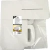 PAPSTAR Lunch-Boxen, Pappe "pure" eckig 12,5 cm x 15,5 cm x 22,5 cm weiß mit Tragegriff