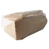 PAPSTAR Lunchboxen, Pappe "pure" 1500 ml 4,8 cm x 14 cm x 19,7 cm braun