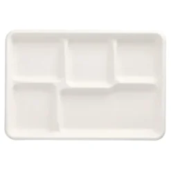 PAPSTAR Menü-Trays, Zuckerrohr