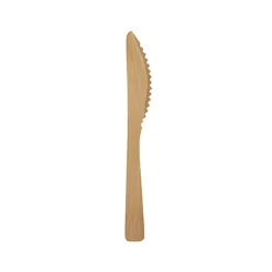 PAPSTAR Messer, aus Bambus "pure" 17 cm