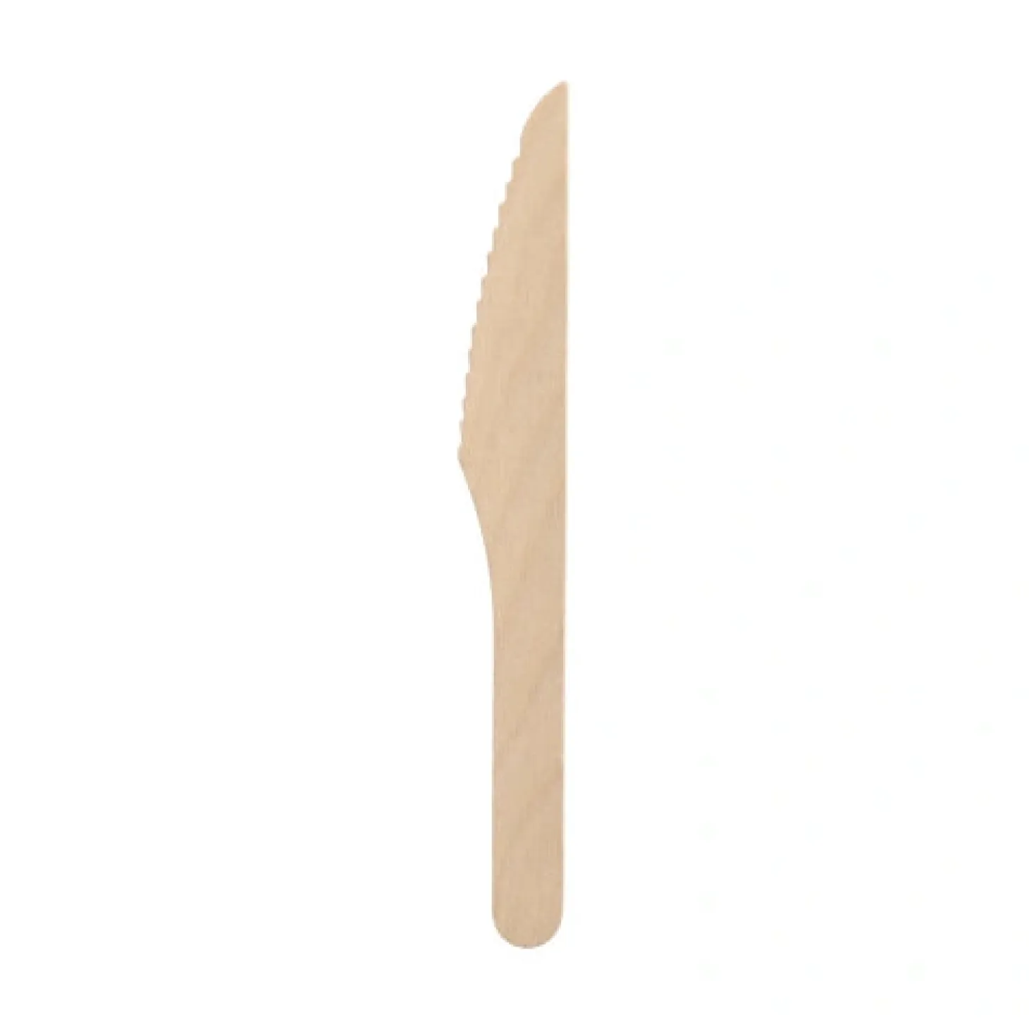 PAPSTAR Messer, Holz "pure" 16,5 cm gewachst