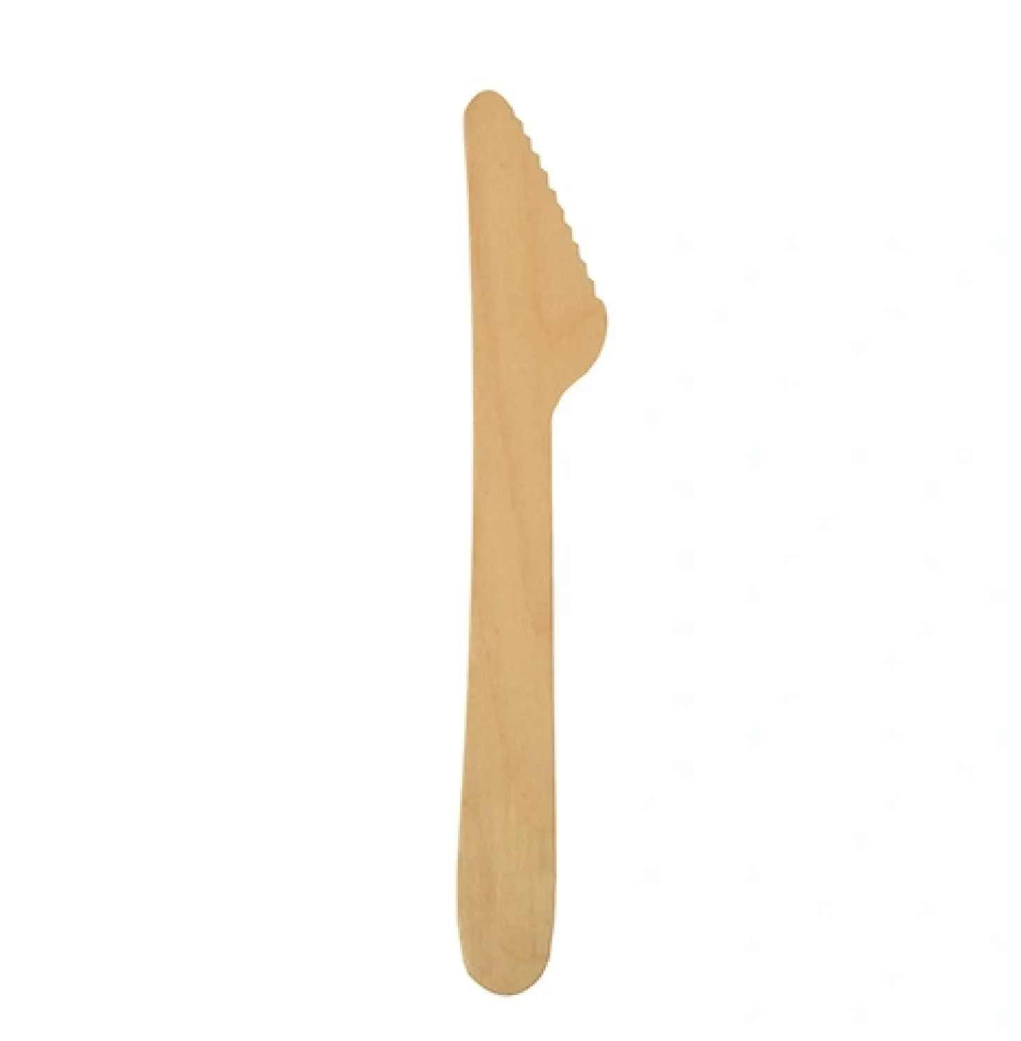 PAPSTAR Messer, Holz "pure" 16,5 cm, 15 x 10 Stück