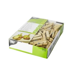 PAPSTAR Mini-Klammern, Holz 3,5 cm
