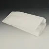 PAPSTAR Papierfaltenbeutel, Cellulose, gefädelt 21 cm x 10 cm x 5 cm weiß Füllinhalt 0,5 kg