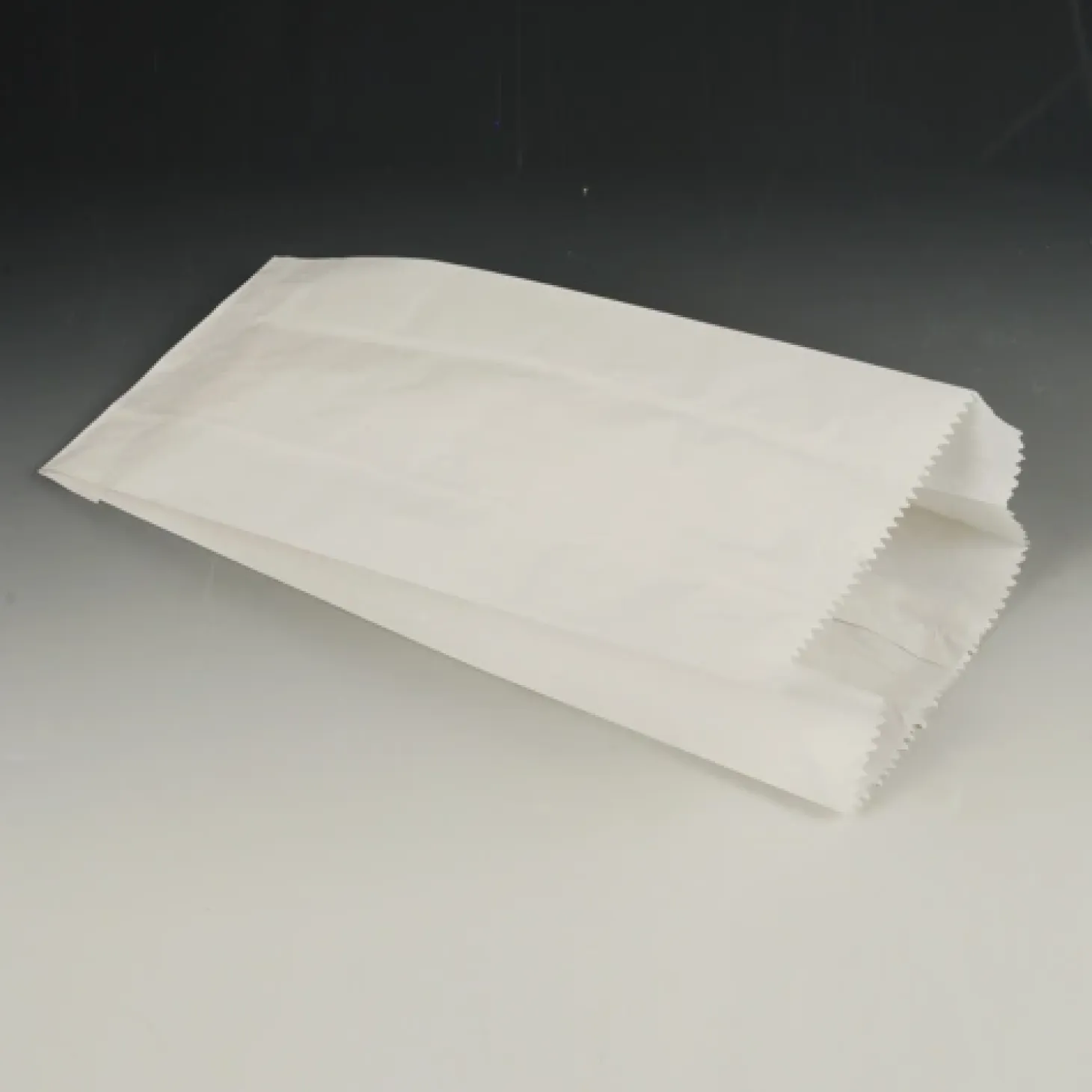 PAPSTAR Papierfaltenbeutel, Cellulose, gefädelt 24 cm x 10 cm x 5 cm weiß Füllinhalt 0,75 kg
