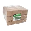 PAPSTAR Papierfaltenbeutel gefädelt Kraftpapier 21 cm x 10 cm x 5 cm braun Füllinhalt 0,5 kg