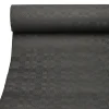 PAPSTAR Papiertischtuch mit Damastprägung 50 m x 1 m schwarz