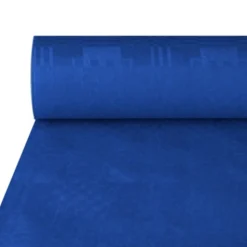 PAPSTAR Papiertischtuch mit Damastprägung 50 m x 1 m dunkelblau