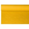 PAPSTAR Papiertischtuch mit Damastprägung 8 m x 1,2 m gelb