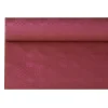 PAPSTAR Papiertischtuch mit Damastprägung 6 m x 1,2 m bordeaux