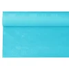 PAPSTAR Papiertischtuch mit Damastprägung 6 m x 1,2 m türkis