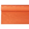 PAPSTAR Papiertischtuch mit Damastprägung 6 m x 1,2 m nektarine