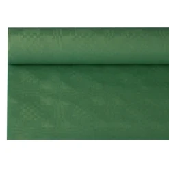 PAPSTAR Papiertischtuch mit Damastprägung 8 m x 1,2 m dunkelgrün