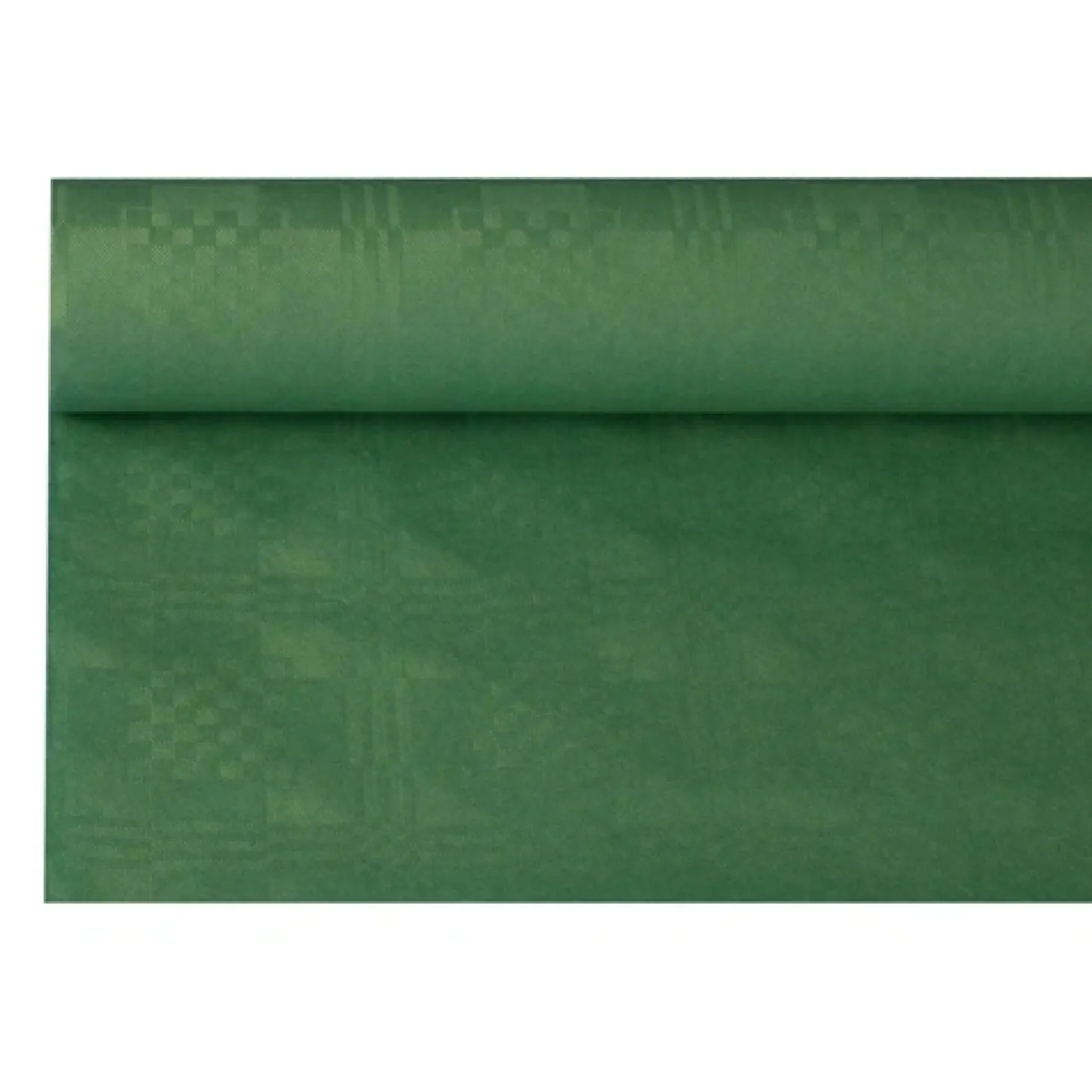 PAPSTAR Papiertischtuch mit Damastprägung 8 m x 1,2 m dunkelgrün
