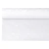 PAPSTAR Papiertischtuch mit Damastprägung 6 m x 1,2 m weiß