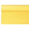 PAPSTAR Papiertischtuch mit Damastprägung 6 m x 1,2 m gelb