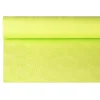 PAPSTAR Papiertischtuch mit Damastprägung 6 m x 1,2 m limonengrün