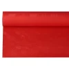 PAPSTAR Papiertischtuch mit Damastprägung 8 m x 1,2 m rot