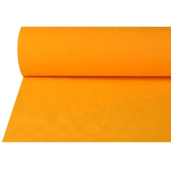 PAPSTAR Papiertischtuch mit Damastprägung 50 m x 1 m orange