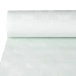 PAPSTAR Papiertischtuch mit Damastprägung 50 m x 1,2 m weiß, 4 x 1 Rolle