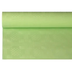 PAPSTAR Papiertischtuch mit Damastprägung 8 m x 1,2 m pastellgrün