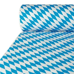 PAPSTAR Papiertischtuch mit Damastprägung 50 m x 1 m "Bayrisch Blau", 1 Rolle