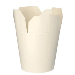 PAPSTAR Pastaboxen, Pappe 950 ml 11 cm x 10,5 cm x 9,3 cm weiß