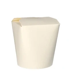 PAPSTAR Pastaboxen, Pappe 950 ml 11 cm x 10,5 cm x 9,3 cm weiß