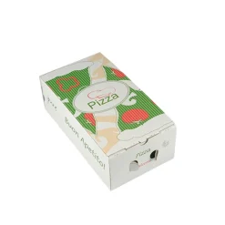 PAPSTAR Pizzakartons, Cellulose "pure" eckig 30 cm x 16 cm x 10 cm