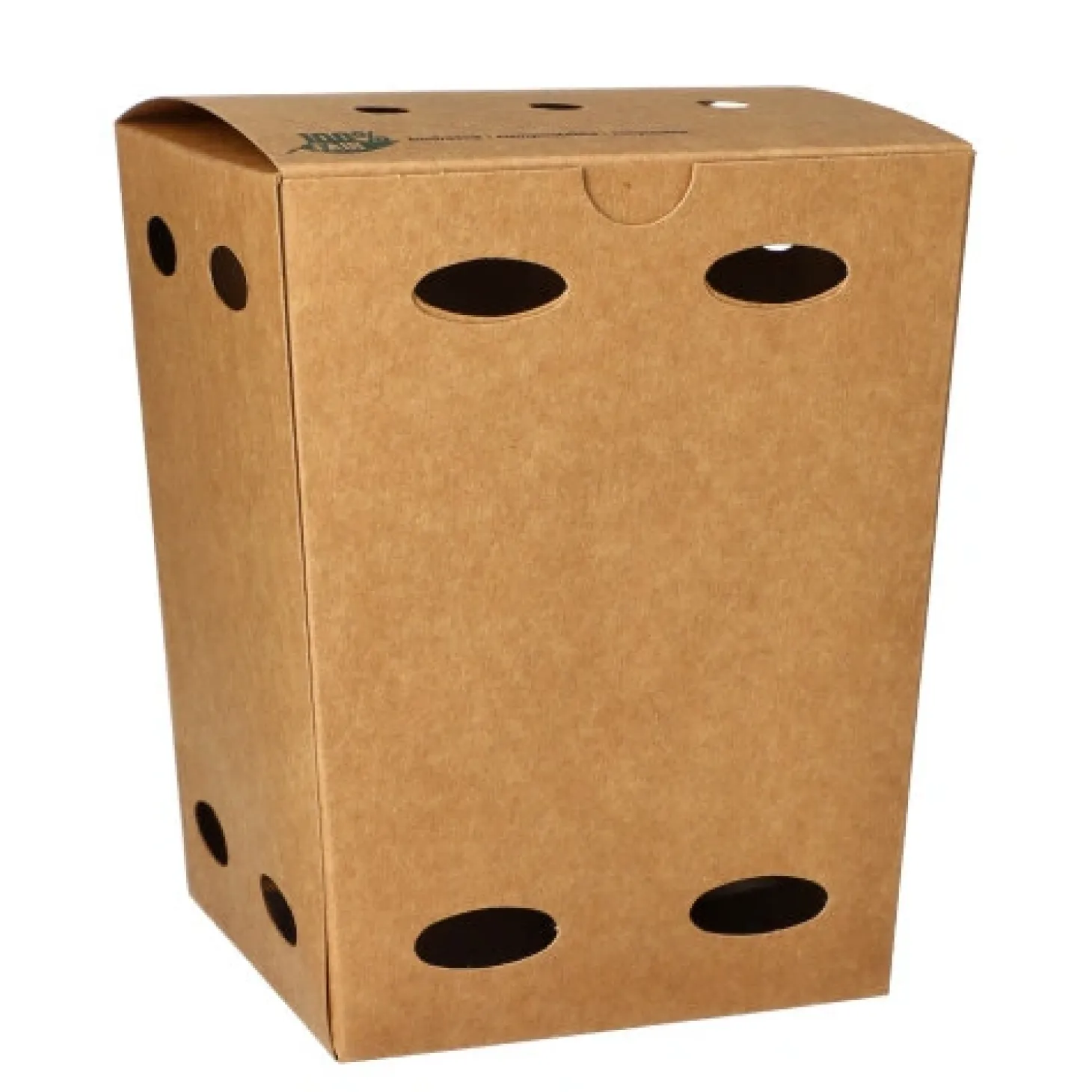PAPSTAR Pommes-Frites-Boxen, Pappe "pure" 15 cm x 10,5 cm x 10,5 cm braun "100% Fair" klein