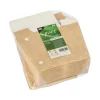 PAPSTAR Pommes-Frites-Schütte, Pappe "pure" 4,3 cm x 14,5 cm x 11 cm braun mit Klappdeckel