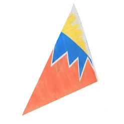PAPSTAR Pommes-Frites-Spitztüten, Pergament-Ersatz, gefäd. 32 cm x 23 cm x 32,5 cm "Zick-Zack" Füllinhalt 250 g, fettdicht