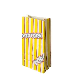 PAPSTAR Popcorn Tüten, Pergament-Ersatz 1,3 l 20,5 cm x 10,5 cm x 6 cm "Popcorn" fettdicht