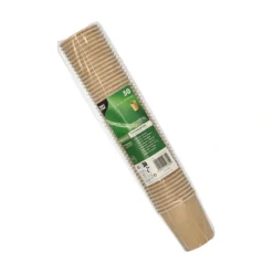 PAPSTAR Portionsbecher, Pappe 120 ml Ø 6 cm, 6,6 cm braun