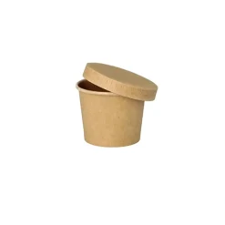 PAPSTAR Portionsbecher, Pappe 60 ml Ø 6 cm, 4,9 cm braun