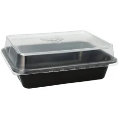 PAPSTAR Pro Pac Deckel für Menüschalen PP 2 cm x 23,4 cm x 18,7 cm transparent