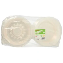 PAPSTAR Pro Pac Feinkost-, Salatschalen, Klappdeckel PP rund 950 ml, 9,2 x 22 x 21,5 cm, Dipfach