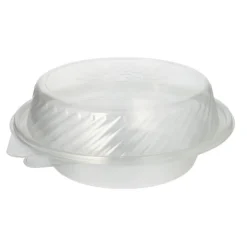 PAPSTAR Pro Pac Feinkost- und Salatschalen mit Klappdeckel PP rund 950 ml, 8,7 x 22 x 21,5 cm