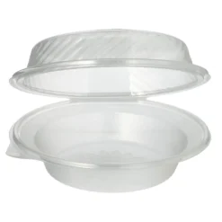 PAPSTAR Pro Pac Feinkost- und Salatschalen mit Klappdeckel PP rund 950 ml, 8,7 x 22 x 21,5 cm