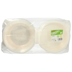 PAPSTAR Pro Pac Feinkost- und Salatschalen mit Klappdeckel PP rund 1400 ml, 11 x 22 x 21,5 cm
