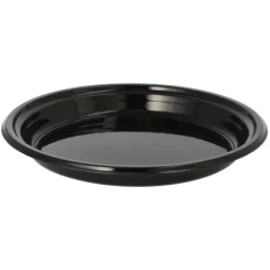PAPSTAR Pro Pac Mehrweg-Menü-Teller PP ungeteilt Ø 22 cm, 2,6 cm schwarz
