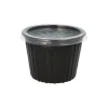 PAPSTAR Pro Pac Mehrweg-Snack- und Suppenbecher PP 500 ml Ø 11,5 cm, 8,5 cm schwarz