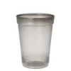 PAPSTAR Pro Pac Mehrweg-Trinkbecher PP 0,4 l Ø 9,5 cm, 12,1 cm grau, 16 x 25 Stück
