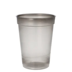 PAPSTAR Pro Pac Mehrweg-Trinkbecher PP 0,4 l Ø 9,5 cm, 12,1 cm grau, 16 x 25 Stück