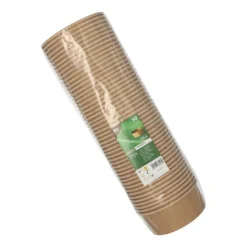 PAPSTAR Salatschalen, Pappe rund 750 ml Ø 15 cm, 6 cm braun