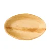 PAPSTAR Schalen, Palmblatt "pure" oval 300 ml 20 cm x 12,5 cm x 3 cm