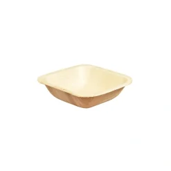 PAPSTAR Schalen, Palmblatt "pure" eckig 100 ml 10 cm x 10 cm x 3 cm